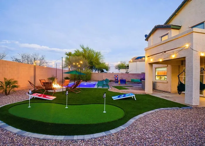 Villa Glow And Go Heated Pool, Spa, Mini Golf, Fire Pit
