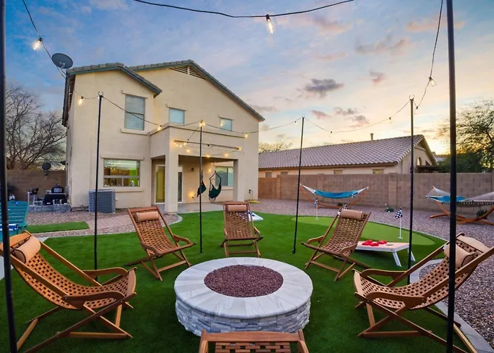 Glow And Go Heated Pool, Spa, Mini Golf, Fire Pit