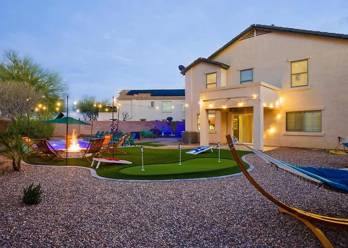 Glow And Go Heated Pool, Spa, Mini Golf, Fire Pit