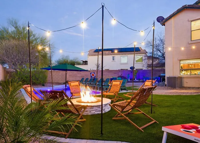 Glow And Go Heated Pool, Spa, Mini Golf, Fire Pit Villa *