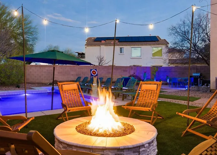 Villa Glow And Go Heated Pool, Spa, Mini Golf, Fire Pit *